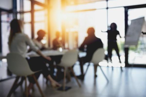 Des personnes assistant à une formation