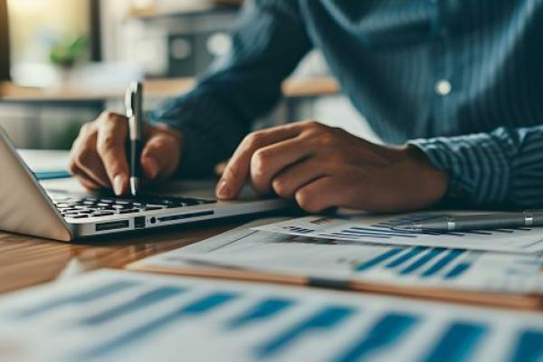 interface d'un logiciel de reporting RH avec des graphiques et des données d'analyse pour la gestion des ressources humaines